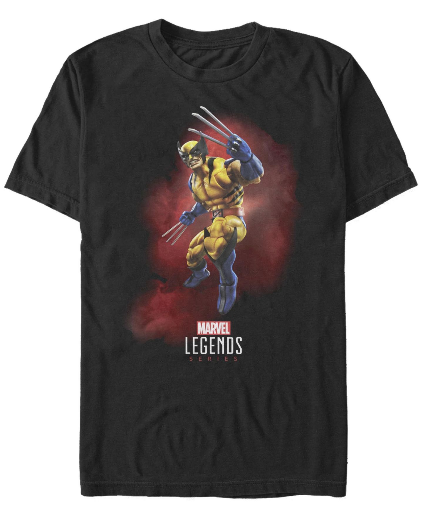 Мужская футболка Fifth Sun Marvel Legends Wolverine Short Sleeve Crew, цвет: Чёрный — фото 1
