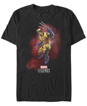 Fifth Sun Men's Marvel Legends Wolverine Short Sleeve Crew T-shirt In Black