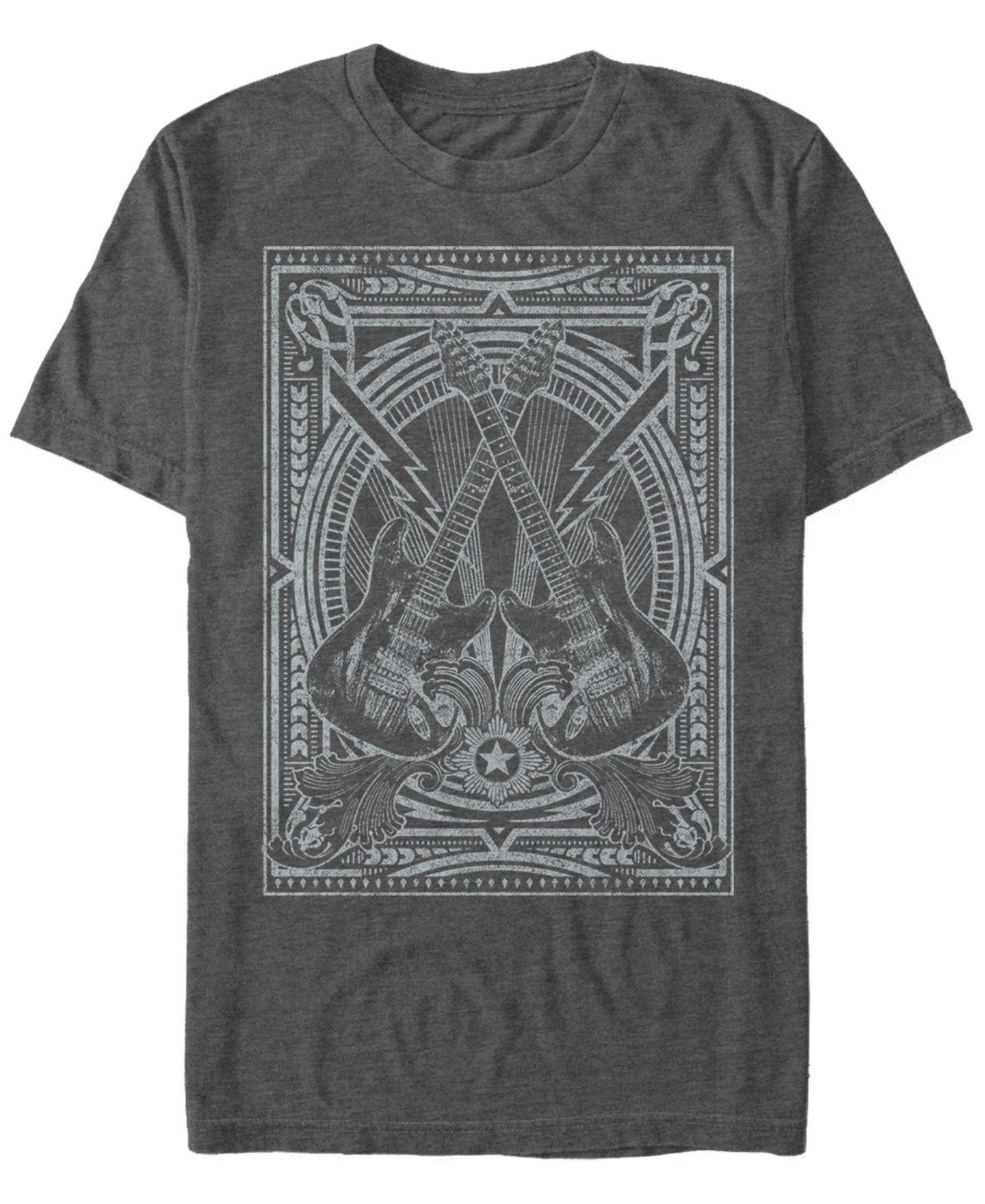 Мужская футболка Fifth Sun Savage Rock Short Sleeve Crew, цвет: Угольный меланжевый — фото 1