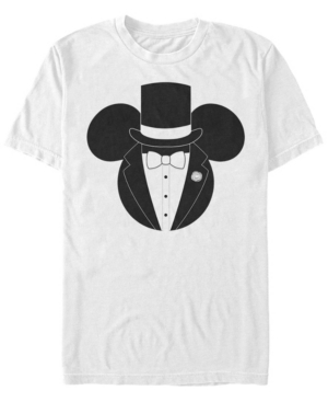 Fifth Sun Men's Mouse Groom Short Sleeve Crew T-shirt In White
