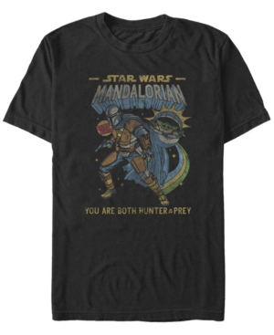 Fifth Sun Men's Mandalorian Comic Short Sleeve Crew T-shirt In Black