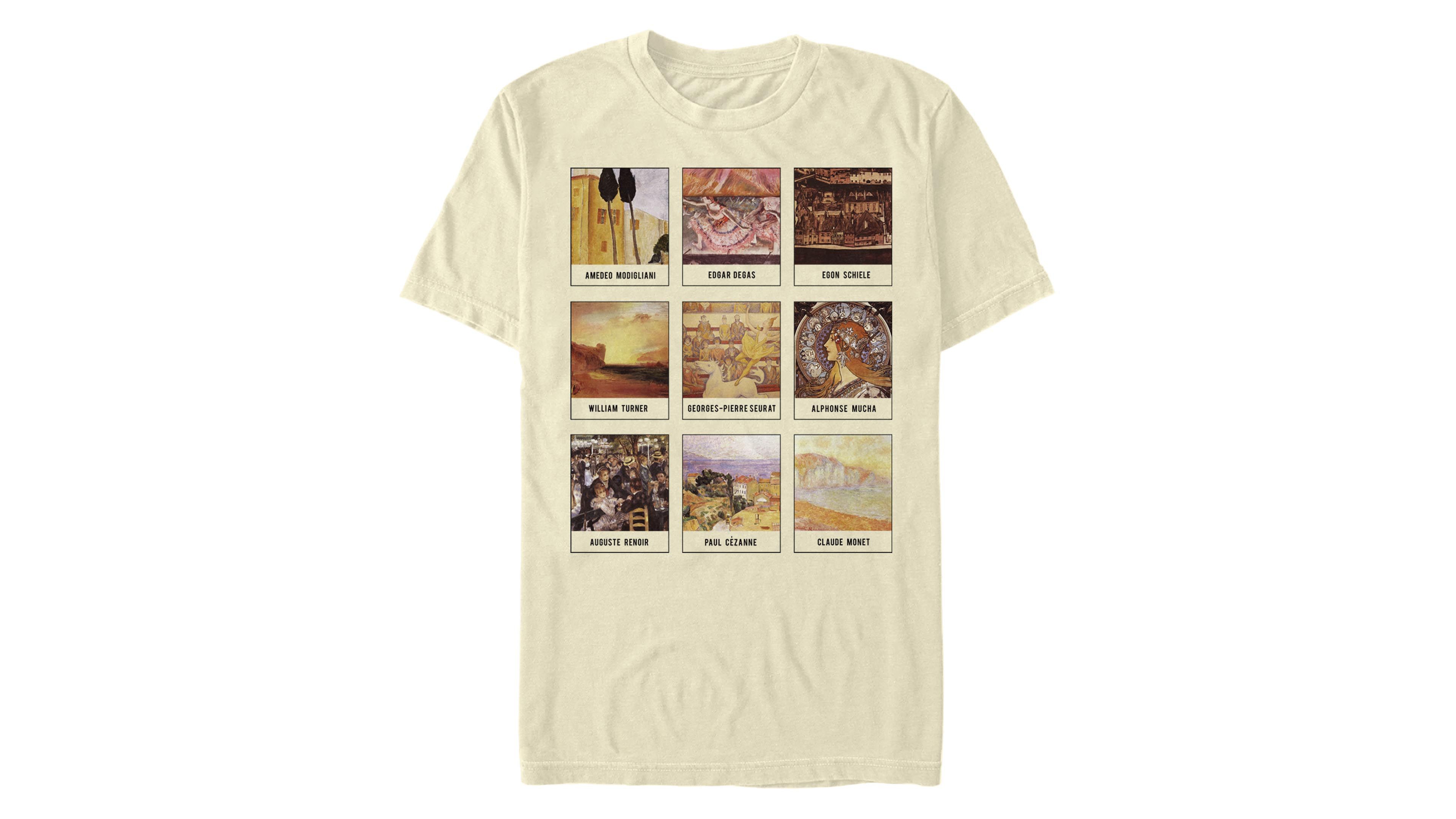 Fifth Sun Men's Famous Artists Short Sleeve Crew T-shirt