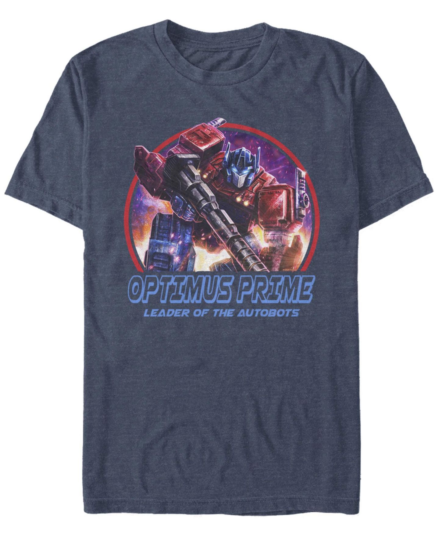 Мужская футболка Fifth Sun Optimus Lockup Short Sleeve Crew, цвет: Тёмно-синий меланжевый — фото 1