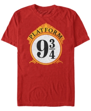 Fifth Sun Men's Ornate Platform Short Sleeve Crew T-shirt In Red