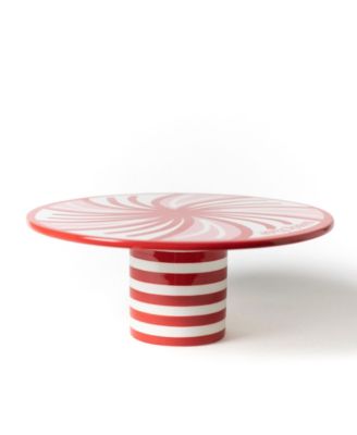 Happy Everything - Happy Christmas Peppermint Cake Stand