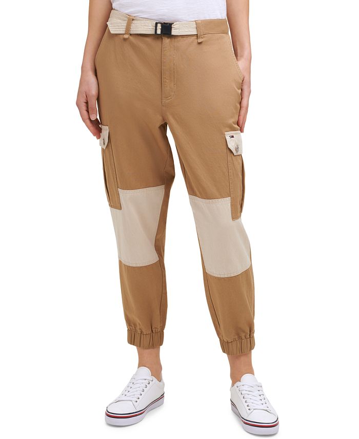 Tommy Jeans Two-Tone Cargo Pants - Macy's