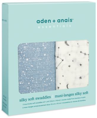 Baby Boys or Baby Girls Silky Soft Swaddles, Pack of 2