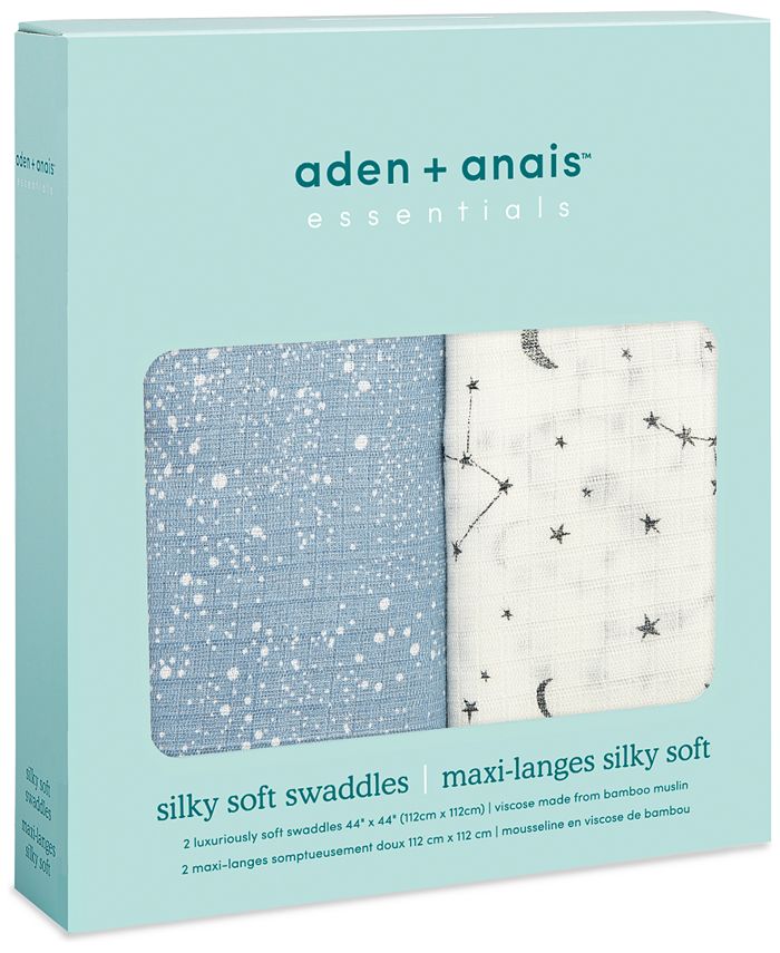 aden by aden + anais Baby Boys or Baby Girls Silky Soft Swaddles, Pack