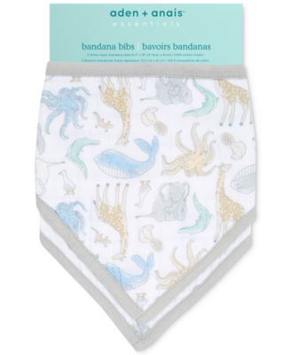 Baby Boys or Baby Girls Bandana Bibs, Pack of 2