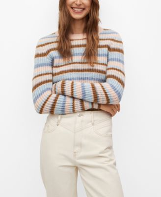Women's Multi Colored Knit Sweater
