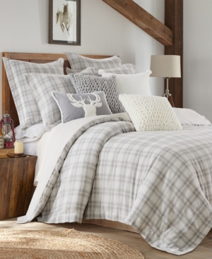 Levtex Macalister Plaid 2-pc. Duvet Cover Set, Twin In Gray