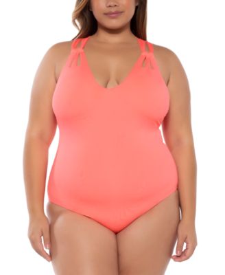 macys plus size bathing suits