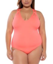 Plus Size One Piece Swimwear Macy S