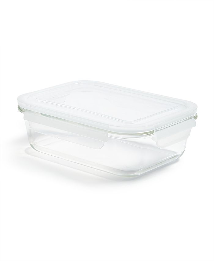 MARTHA STEWART 35 oz. Rectangular Glass Storage Container with