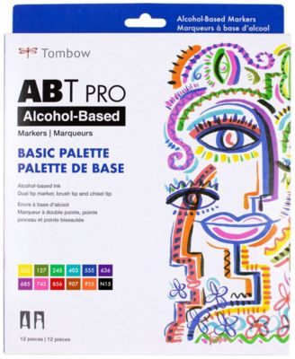 Tombow Abt Pro Alcohol-Based Art Markers, 12-Pack
