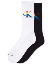 Men's Pride 2-Pk. Logo Crew Socks