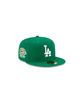 New Era Kelly Green Los Angeles Dodgers White Logo 59FIFTY Fitted Hat