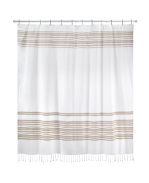 Avanti Hampton Stripe Shower Curtain 72