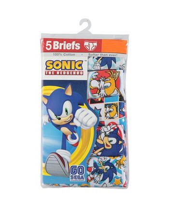 Handcraft Sonic Big Boys Briefs, Set of 5 - Macy's