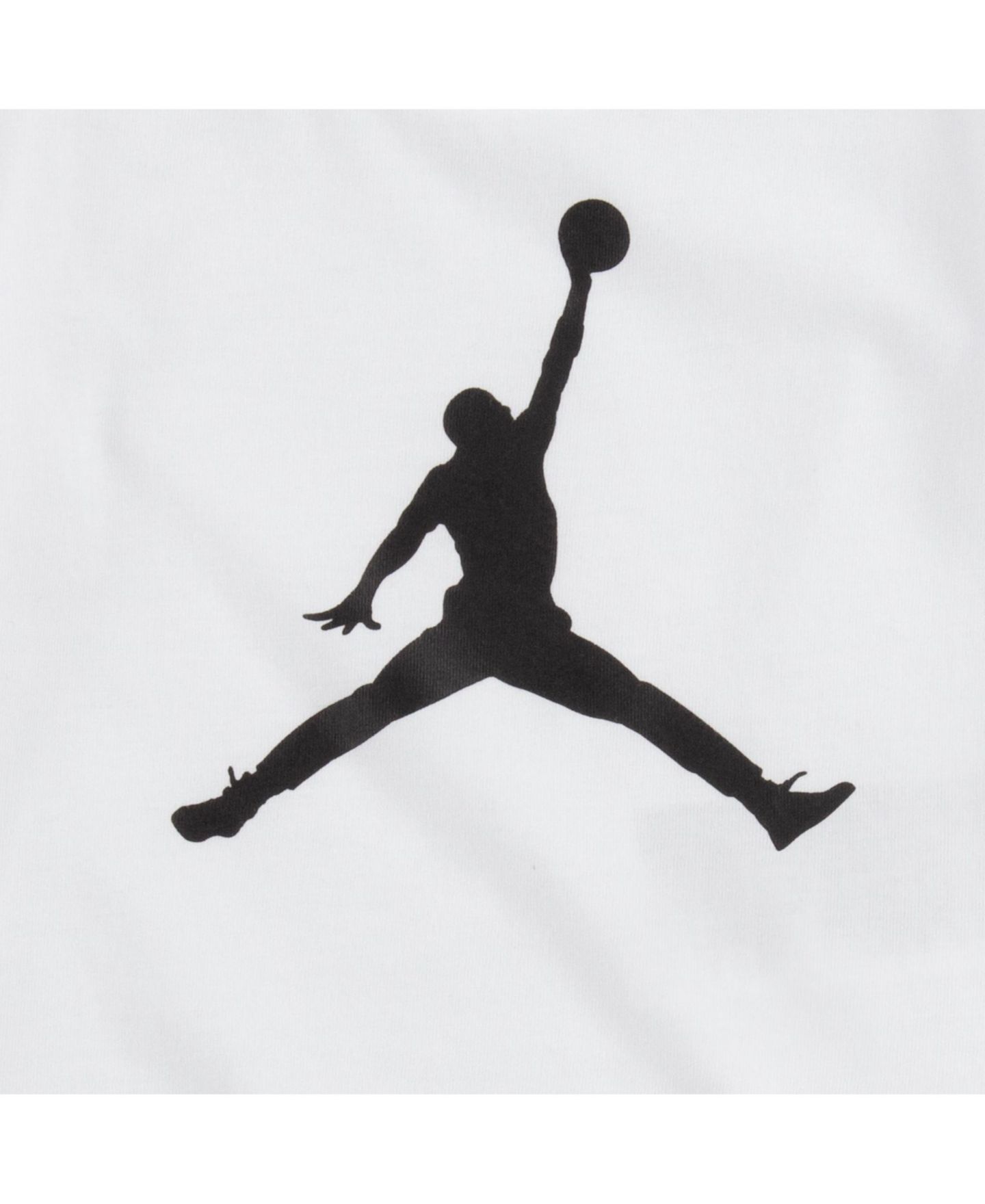 Детская футболка Jordan Jumpman Logo с принтом, цвет: Белый — фото 4