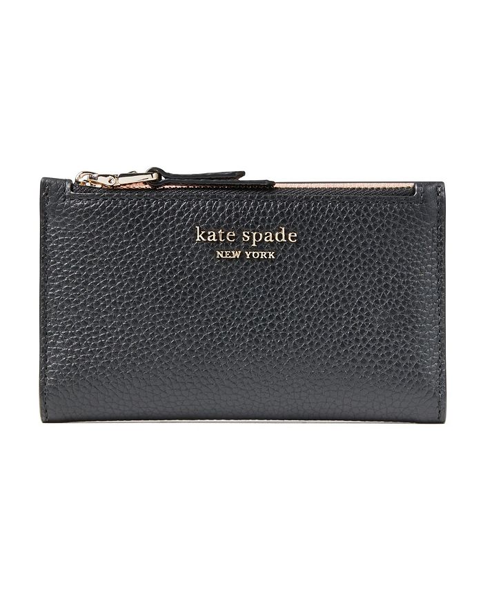 kate spade new york Roulette Small Slim Bifold Leather Wallet - Macy's