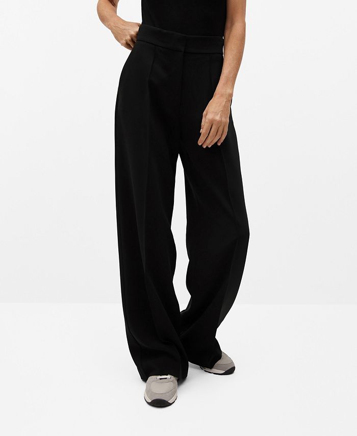 mango dart palazzo trousers
