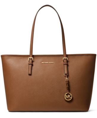Hav tæmme butik Michael Kors Medium Top-Zip Leather Multifunction Tote & Reviews - Handbags  & Accessories - Macy's