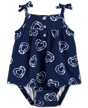 Baby Girls Heart Tank Sunsuit