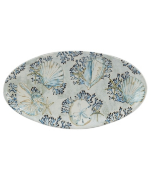 Shop Certified International Playa Shells Fish Platter In Multicolor