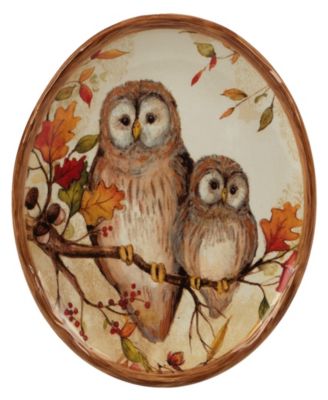 Pine Forest Set of 4 Canape Plate Square