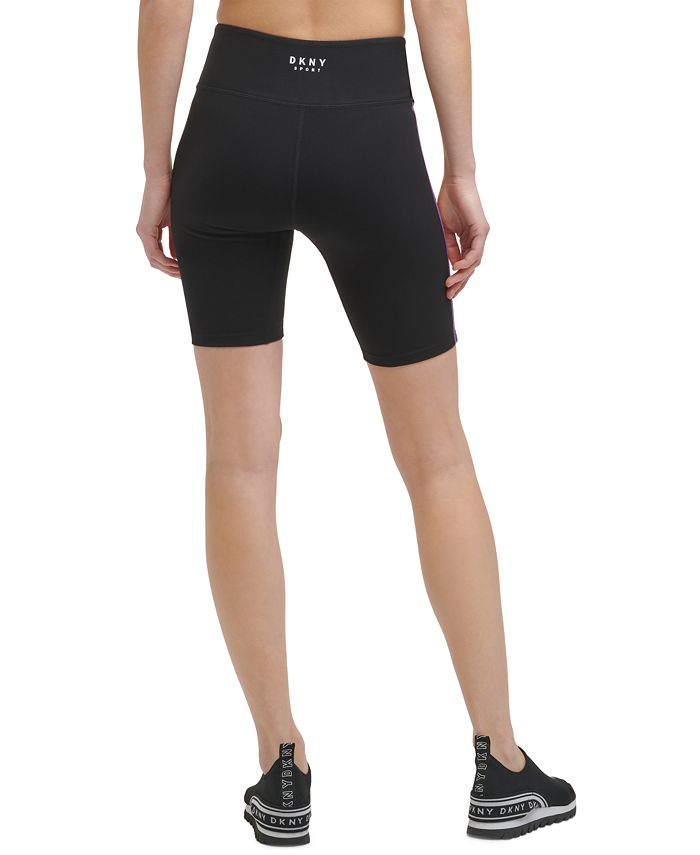 DKNY Sport Women's Rainbow-Stripe Bike Shorts & Reviews - Shorts ...