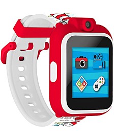 iTouch Kids' Dr. Seuss Cat in the Hat 2 White Print Strap Touchscreen Smart Watch 41mm