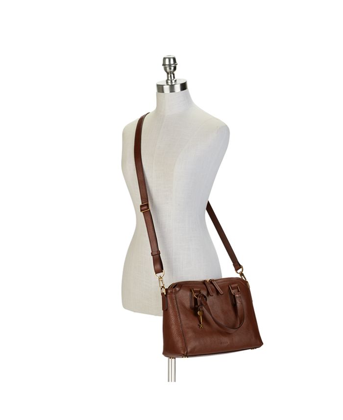 Fossil Jacqueline Leather Satchel & Reviews Handbags & Accessories Macy's
