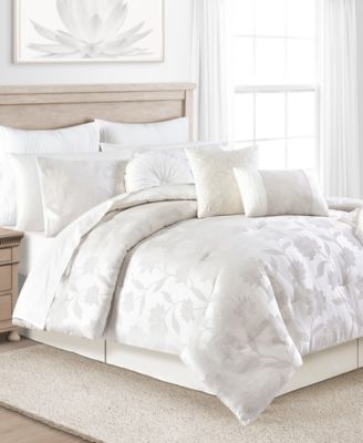 White Garden 14 Pc. King Comforter Set Created for Macy s Macy s
