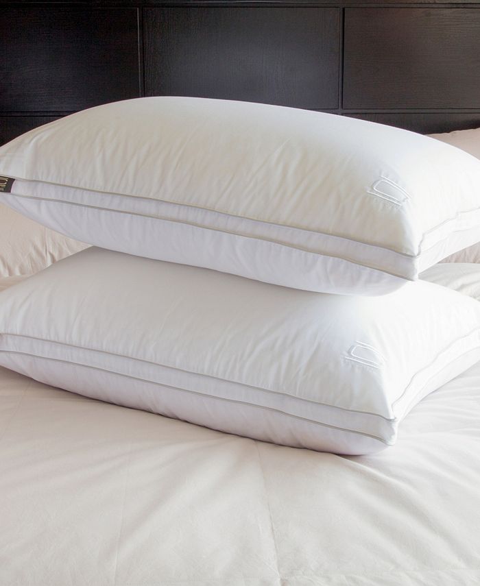 Nikki Chu 300 Thread Count 100% Cotton White Goose Down Pillow, Standard &  Reviews - Pillows - Bed & Bath - Macy's