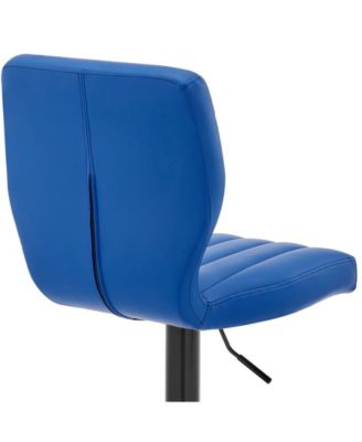 Bardot Adjustable Faux Leather Swivel Bar Stool