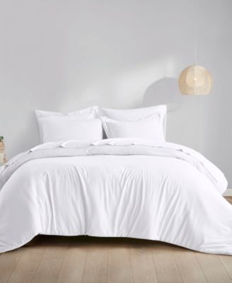 Photo 1 of Clean Spaces 7-pc. Queen Comforter Set - White. Set includes: comforter, 2 shams and 4pc sheet set