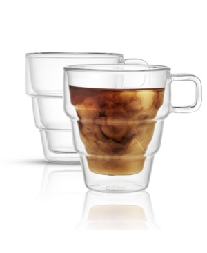 JoyJolt Palo Double Wall Coffee Glasses Set of 2