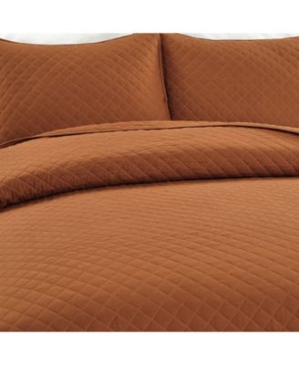 Ava Cotton 3 Piece Quilt Set, Full/Queen