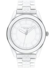 White COACH Watches - Macy's