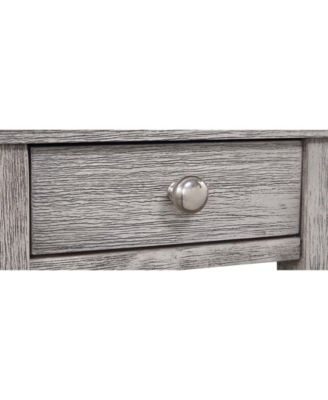 American Heritage 1 Drawer Chairside End Table with Shelves