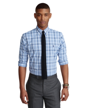 Polo Ralph Lauren Men's Classic-Fit Checked Performance Shirt