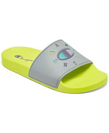 Big Girls IPO Circular Logo Slide Sandals from Finish Line