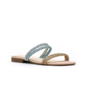 Jessica Simpson Women's Raexe Slip-On Strappy Slide Sandals Women's Shoes