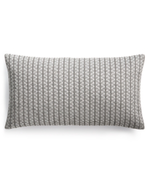 Shop Hotel Collection Closeout!  Mineral Decorative Pillow, 12" X 22", Created For Macy's In Grey
