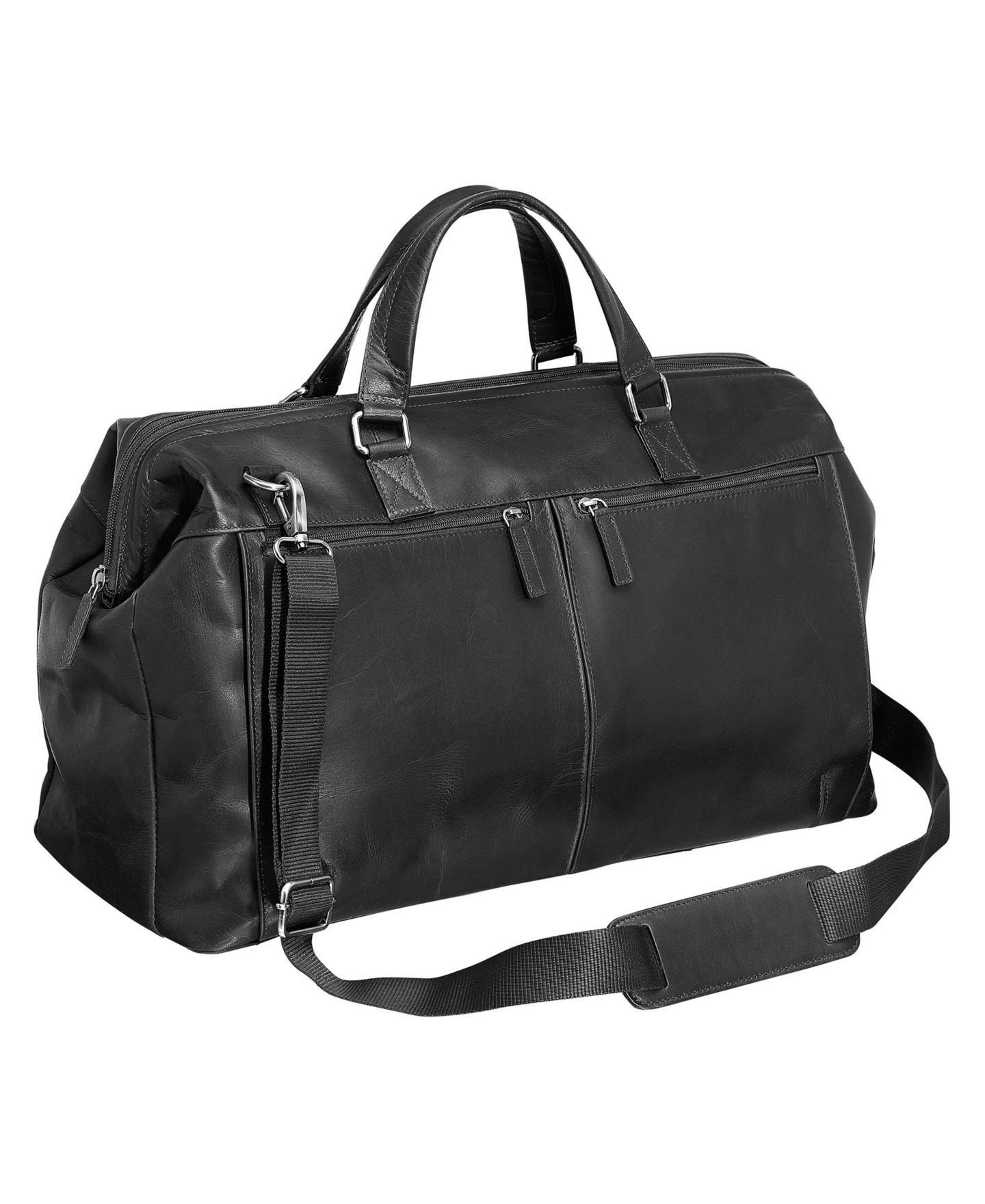 Мужская сумка Mancini Carry-On Duffle, цвет: Чёрный — фото 4