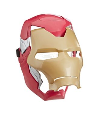 iron man flip up helmet Marvel Avengers Iron Man Flip FX Mask with Flip-Activated Light Effects