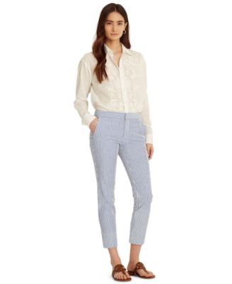 Lauren Ralph Lauren Cropped Cotton 