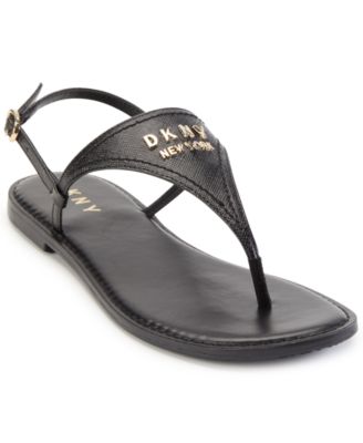 dkny toe post sandals