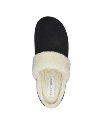 Easy Spirit Treepose Plaid Bootie Womens Black, Red Casual Slippers E-TREEPOSE2